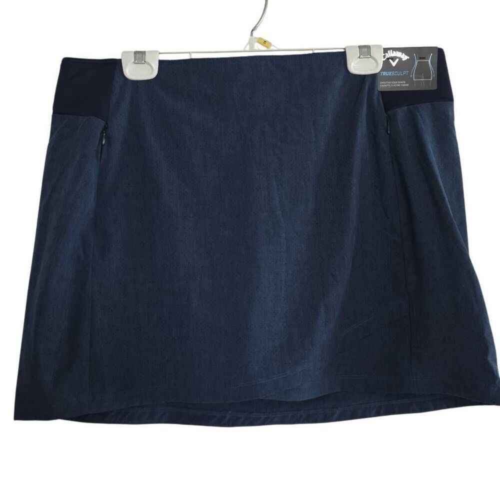 Callaway Women's Size XL Dk Blue Opti-Dri Athletic TrueSculpt Skort